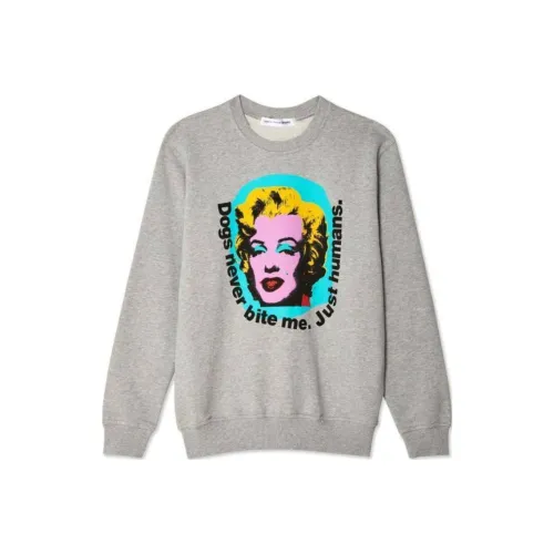 COMME DES GARCONS SHIRT Серый Мужской Свитшот