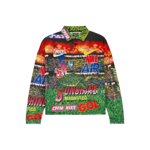 nike x CPFM FW24 Поло Унисекс Зеленый