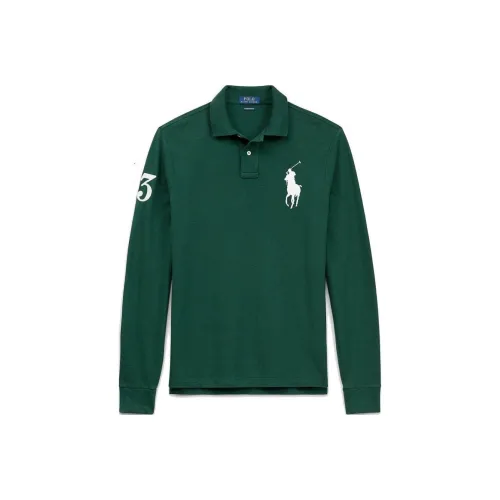 Polo Ralph Lauren FW23 Поло Мужское Зеленый Банк