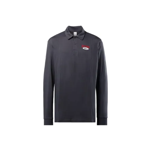 Reebok Холодный серый Унисекс Поло