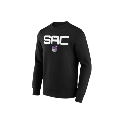 NBA x Fanatics Sacramento Kings Свитшот Мужской Черный Белый