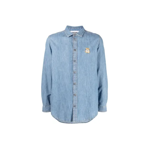 MOSCHINO Мужские Синие Рубашки