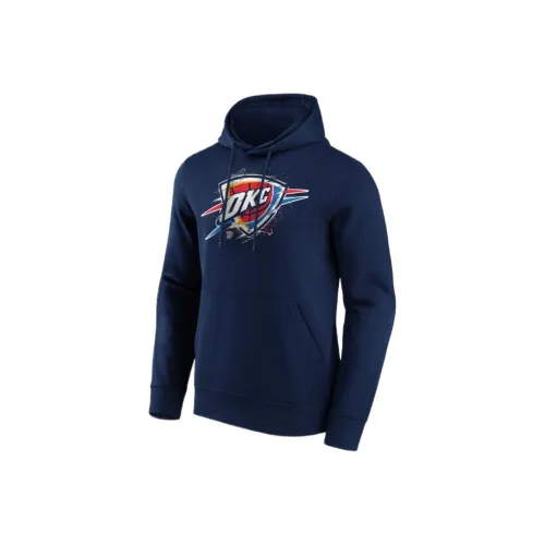 NBA Oklahoma City Thunder Fanatics Толстовка Мужская Синяя Черная