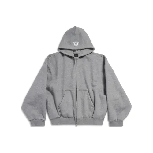 Balenciaga Свитшот Свободного кроя Унисекс Серый