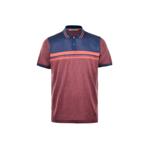 Corneliani Поло Мужское Синий Красный