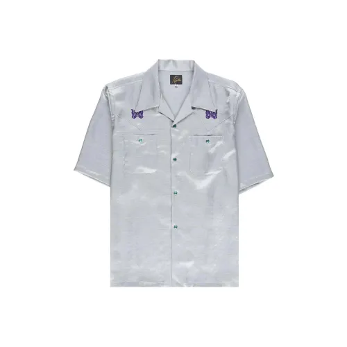 Needles Collaboration Серебряные Мужские Рубашки