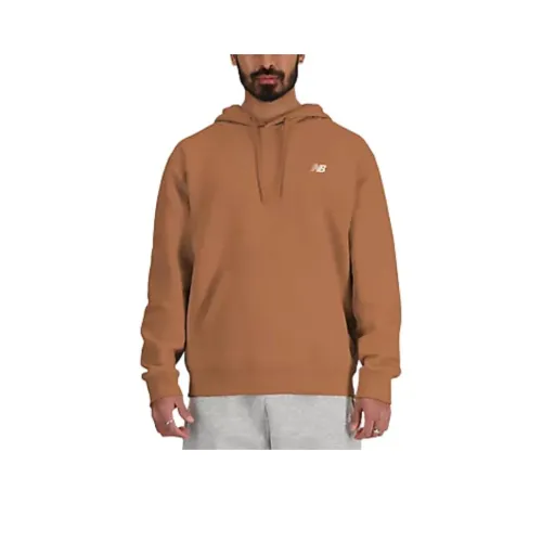 New Balance Sport Essentials French Terry Hoodie Sweatshirt Men's Umber