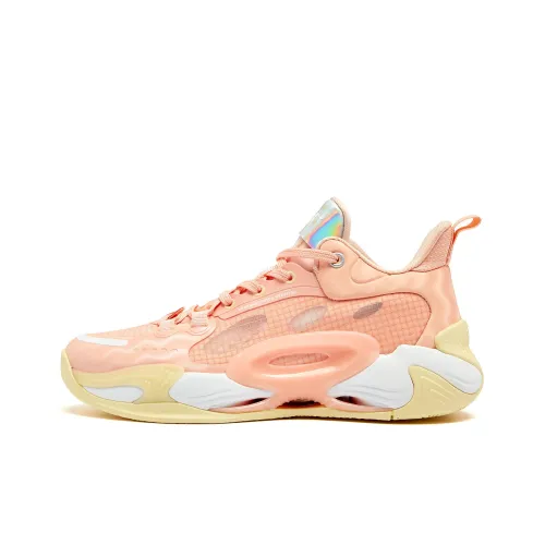 QIAODAN Амортизация устойчивость к истиранию дышащий низкий топ детские баскетбольные кроссовки оранжево-красного цвета