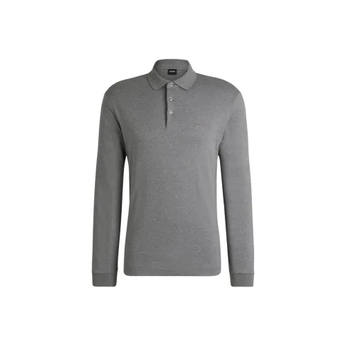 Hugo Boss FW24 Поло Мужское Серое