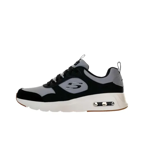 Skechers Skech Air Court Low Top Скейтборд Кроссовки Мужские Черные