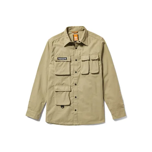 Timberland Рубашка Мужская Лакрица Желтая