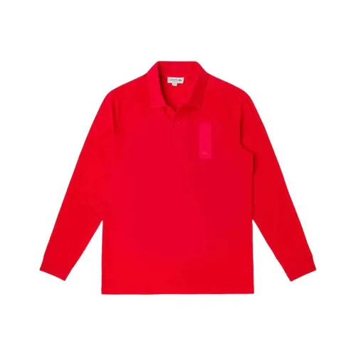 LACOSTE Мужская поло рубашка красного цвета