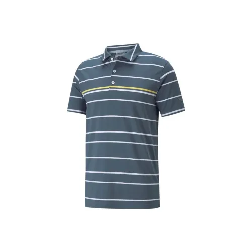 PUMA Golf Синий Мужское Поло