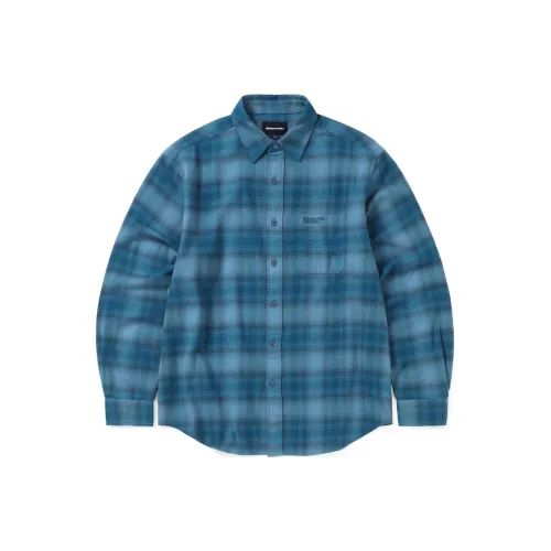 Thisisneverthat SS24 Фланель Check Рубашка Унисекс Blue