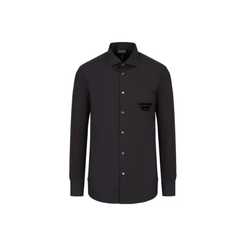 EMPORIO ARMANI Черные Мужские Рубашки
