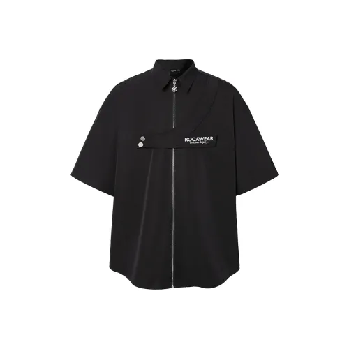 ROCAWEAR Черные Унисекс Рубашки