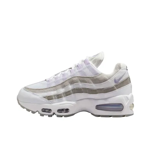 Nike Air Max 95 Low Топ Повседневные Беговые Кроссовки Женские Белые