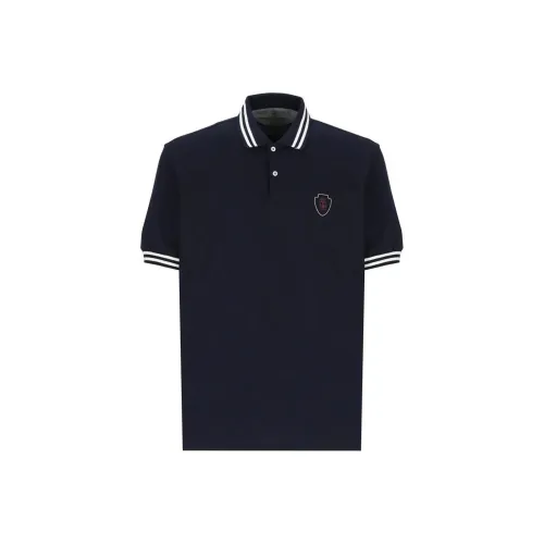 BRUNELLO CUCINELLI Blue Men's Polo