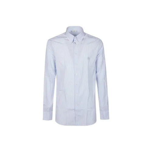 ETRO Светло-синие Мужские Рубашки