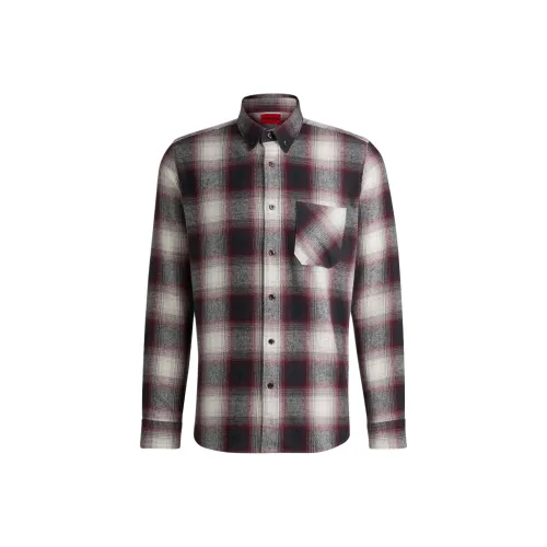 Hugo Boss Розовые Мужские Рубашки