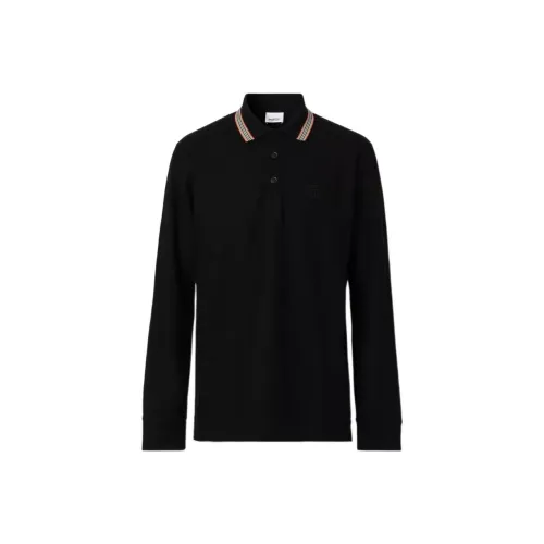 Burberry FW22 Поло Мужское Черное