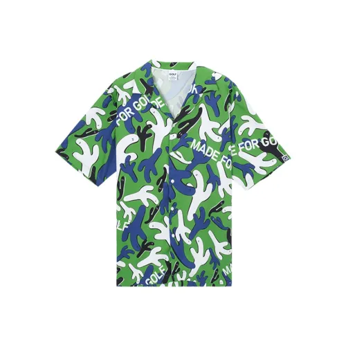 GOLF Зеленые Мужские Рубашки
