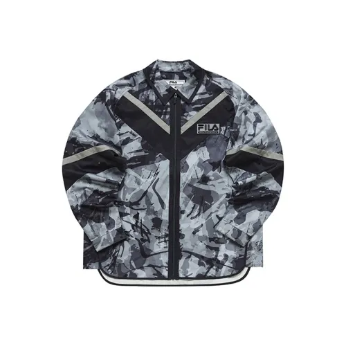 FILA FUSION Рубашка Мужская Темно-Черная