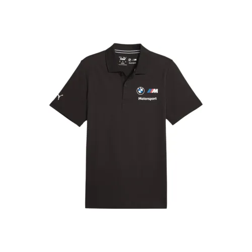 PUMA BMW M Motorsport Черная Мужская Поло
