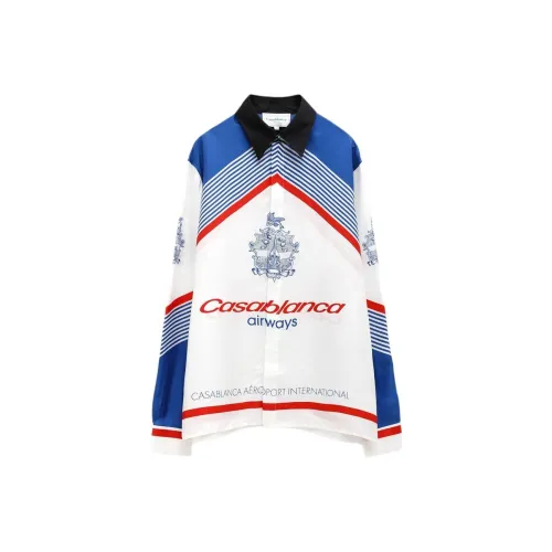 CASABLANCA Белые Мужские Рубашки