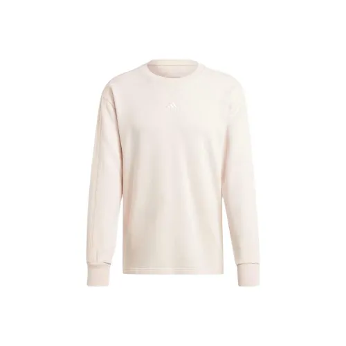 Adidas All Szn French Terry 3 Stripes Garment Wash CREW SWEATSHIRT Мужской Putty Светло-фиолетовый