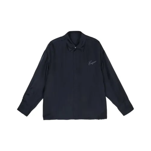 CROQUIS 409 Черный Темно-синий Унисекс Рубашки