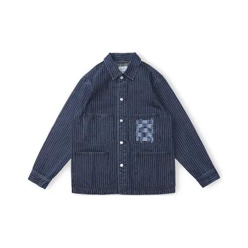 TEKABLU Джинсовый синий Мужские рубашки