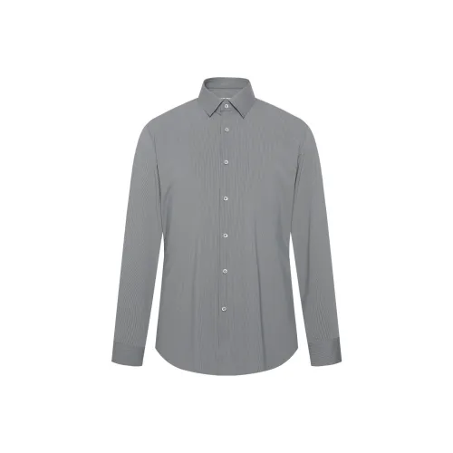 LESS IS MORE Рубашка Мужская Серый Черный Градиент