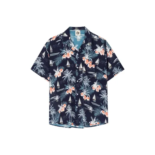 SURFCUZ Темно-синие мужские рубашки