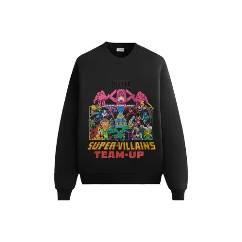 KITH SS24 Свитшот Унисекс Черный