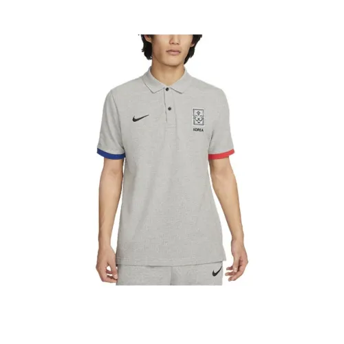 Nike Серый Мужской Поло