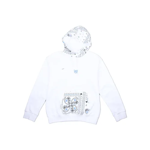 Lee совместный бренд модель Белый Мужской Свитшот