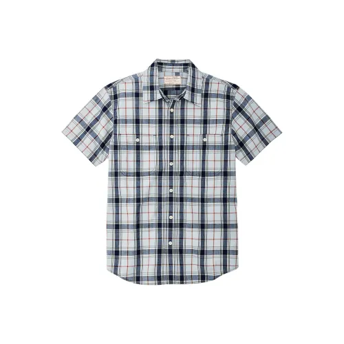 Filson FW24 Рубашка Мужская Выстиранная Индиговая