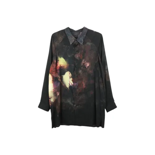 Yohji Yamamoto Черные Мужские Рубашки