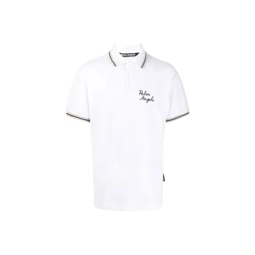PALM ANGELS Белая Мужская Поло