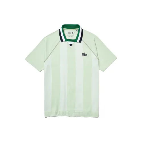 LACOSTE Collaboration Светло-зеленая Мужская Поло