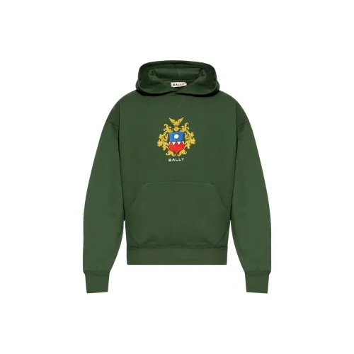 BALLY Зеленый Мужской Свитшот