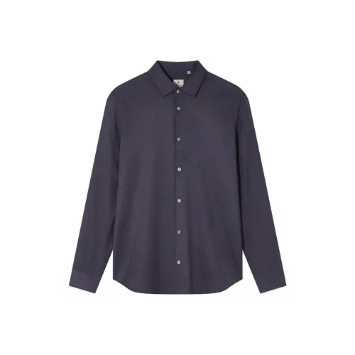 DIDIBOY Темно-серый Мужские Рубашки