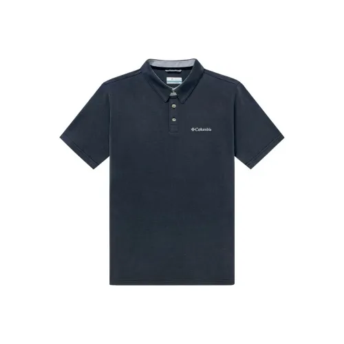 Коллаборация Columbia City Outdoor Collection Blue Men's Polo