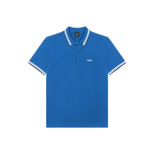 Hugo Boss SS22 Поло Мужское Средне-Синий