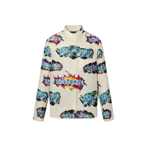 LOUIS VUITTON Рубашка Мужская Бежевая