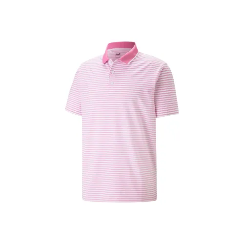 PUMA MATTR POLO DE GOLF MATTR Feeder Homme Polo Мужской Розовый