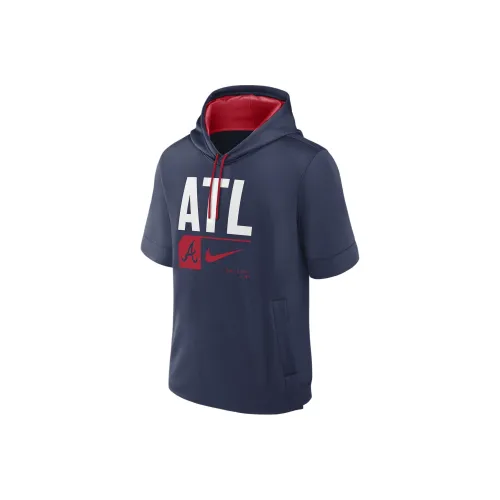 Nike Atlanta Braves Tri Code LOCKUP Толстовка Мужская Морской Синий