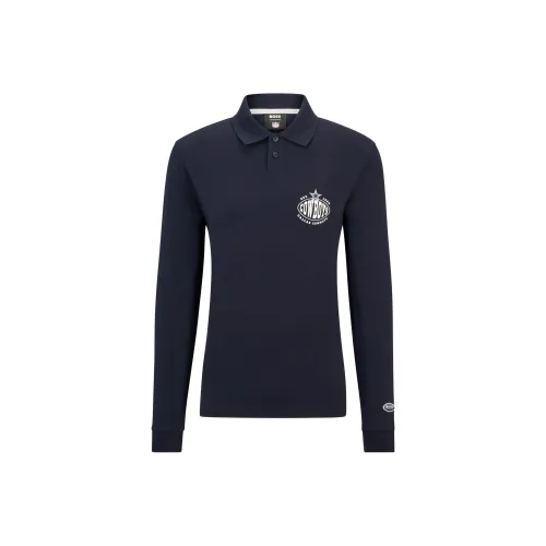 Hugo Boss Поло Мужское Морской Синий