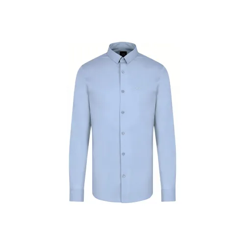 ARMANI EXCHANGEAE FW24 Рубашка Мужская Синяя